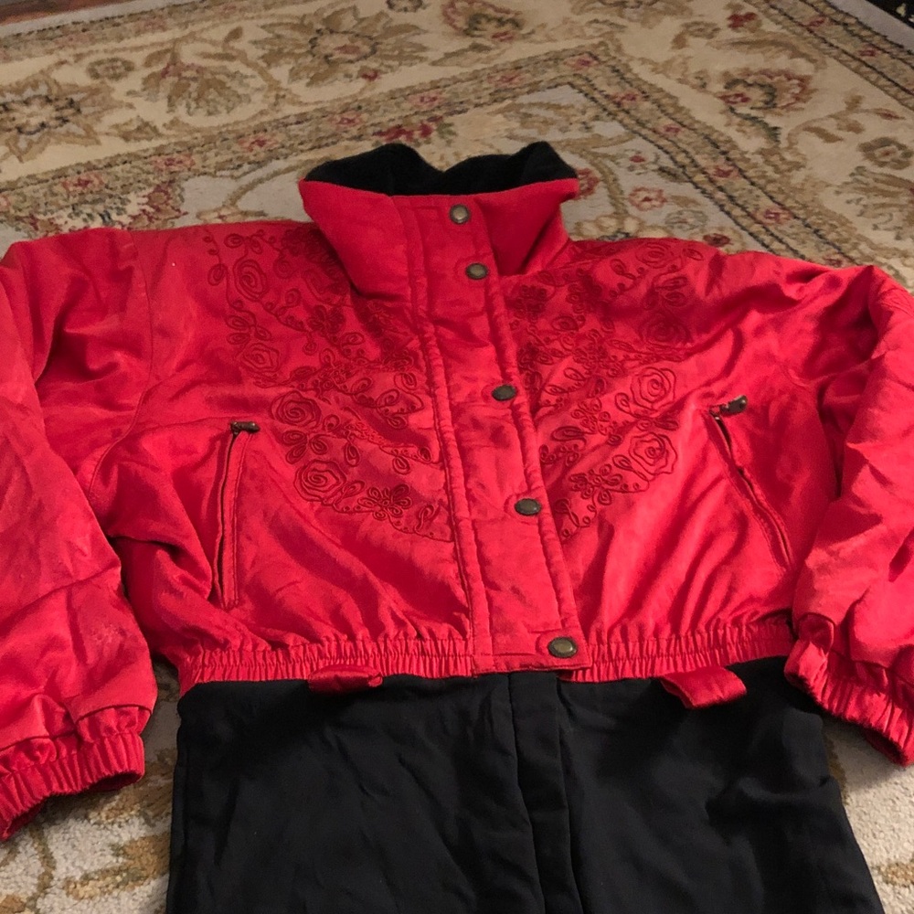 Kaelin skiing finesse snowsuit size 12 vintage